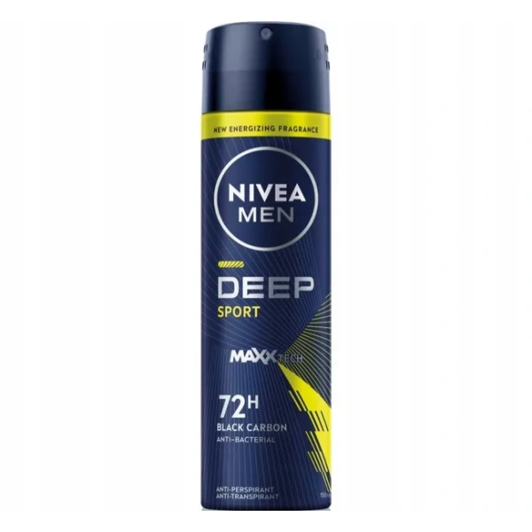 NIVEA MEN dezodorant antyperspirant w sprayu Deep Sport 150ml
