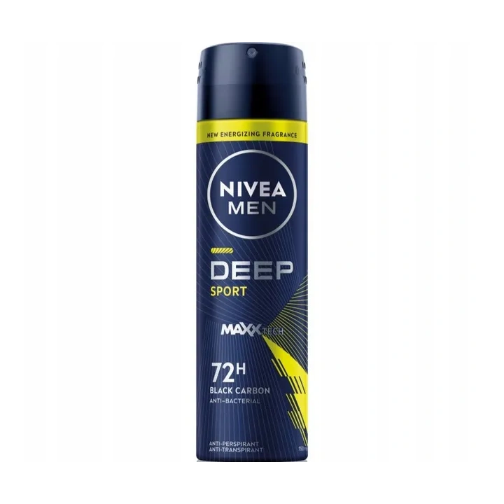 NIVEA MEN dezodorant antyperspirant w sprayu Deep Sport 150ml