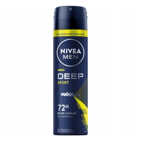 NIVEA MEN dezodorant antyperspirant w sprayu Deep Sport 150ml