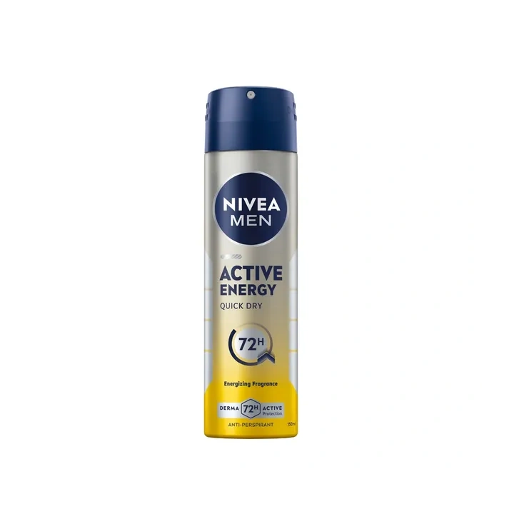 NIVEA MEN dezodorant antyperspirant w sprayu Active Energy 150ml