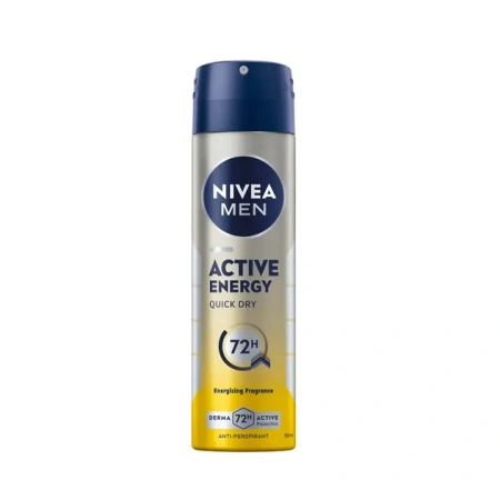 NIVEA MEN dezodorant antyperspirant w sprayu Active Energy 150ml