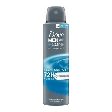 DOVE Men+care dezodorant antyperspirant w sprayu Clean Comfort 150ml
