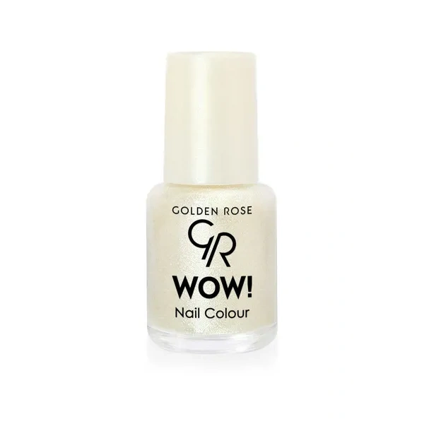 GOLDEN ROSE Wow Nail Color mini lakier do paznokci 130 perłowy 6ml