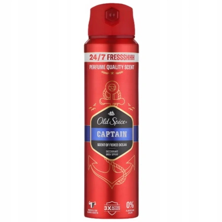 OLD SPICE Captain dezodorant w sprayu dla mężczyzn 150ml