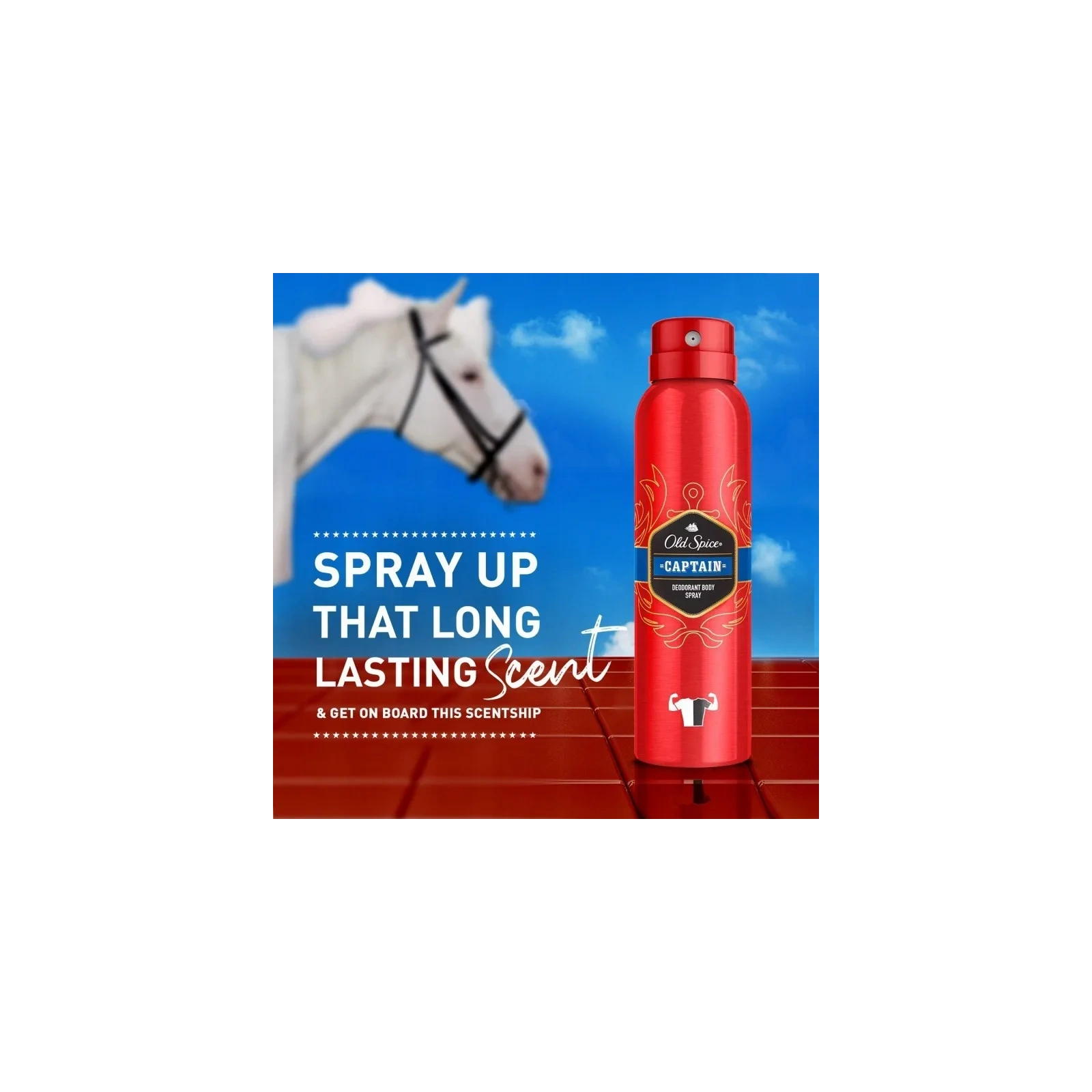 OLD SPICE Captain dezodorant w sprayu dla mężczyzn 150ml