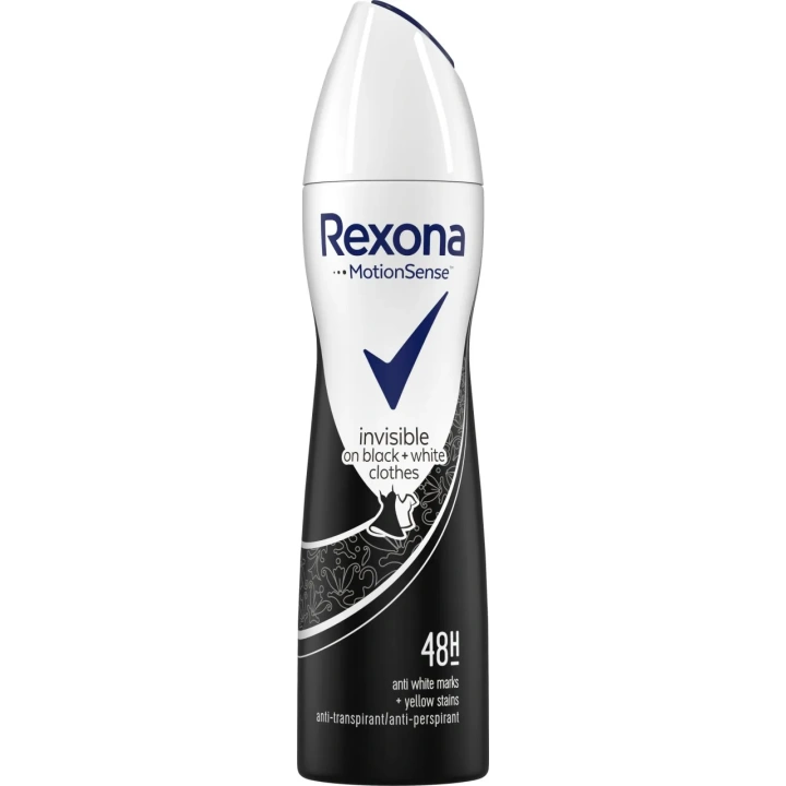 REXONA Women deo spray Invisible Black + White 150ml