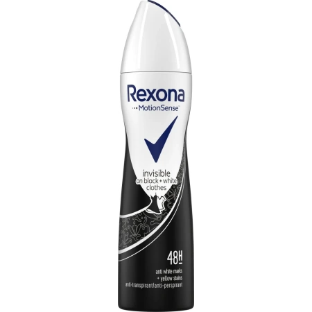 REXONA Women deo spray Invisible Black + White 150ml