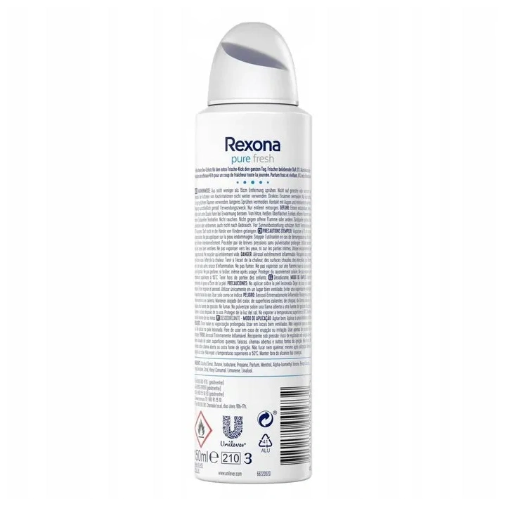REXONA Women deo spray Pure Fresh 150ml