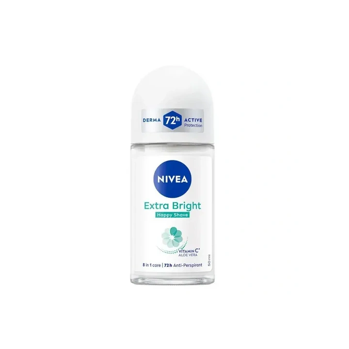 NIVEA Women dezodorant antyperspirant w kulce Extra Bright Happy Shave 50ml
