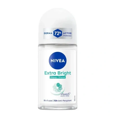 NIVEA Women dezodorant antyperspirant w kulce Extra Bright Happy Shave 50ml