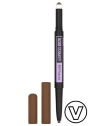 MAYBELLINE Express Brow Satin Duo kredka do brwi 02 Medium Brown 0,71g 