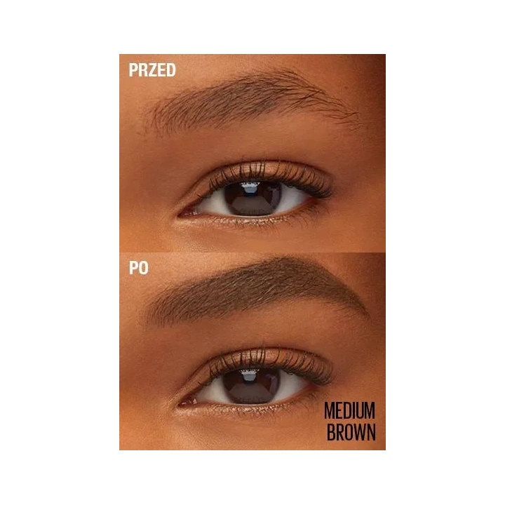 MAYBELLINE Express Brow Satin Duo kredka do brwi 02 Medium Brown 0,71g 