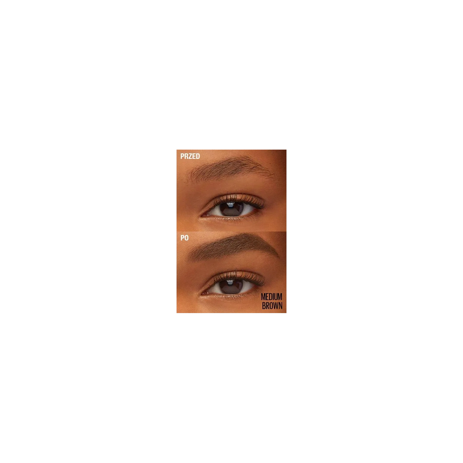 MAYBELLINE Express Brow Satin Duo kredka do brwi 02 Medium Brown 0,71g 