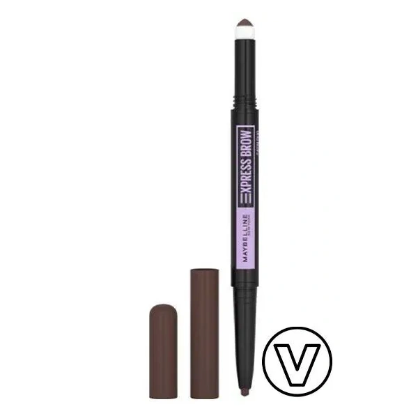 MAYBELLINE Express Brow Satin Duo kredka do brwi 04 Dark Brown