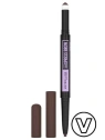 MAYBELLINE Express Brow Satin Duo kredka do brwi 04 Dark Brown
