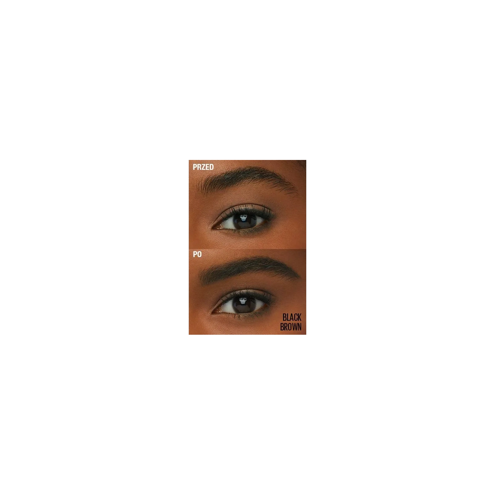 MAYBELLINE Express Brow Satin Duo kredka do brwi 05 Black Brown
