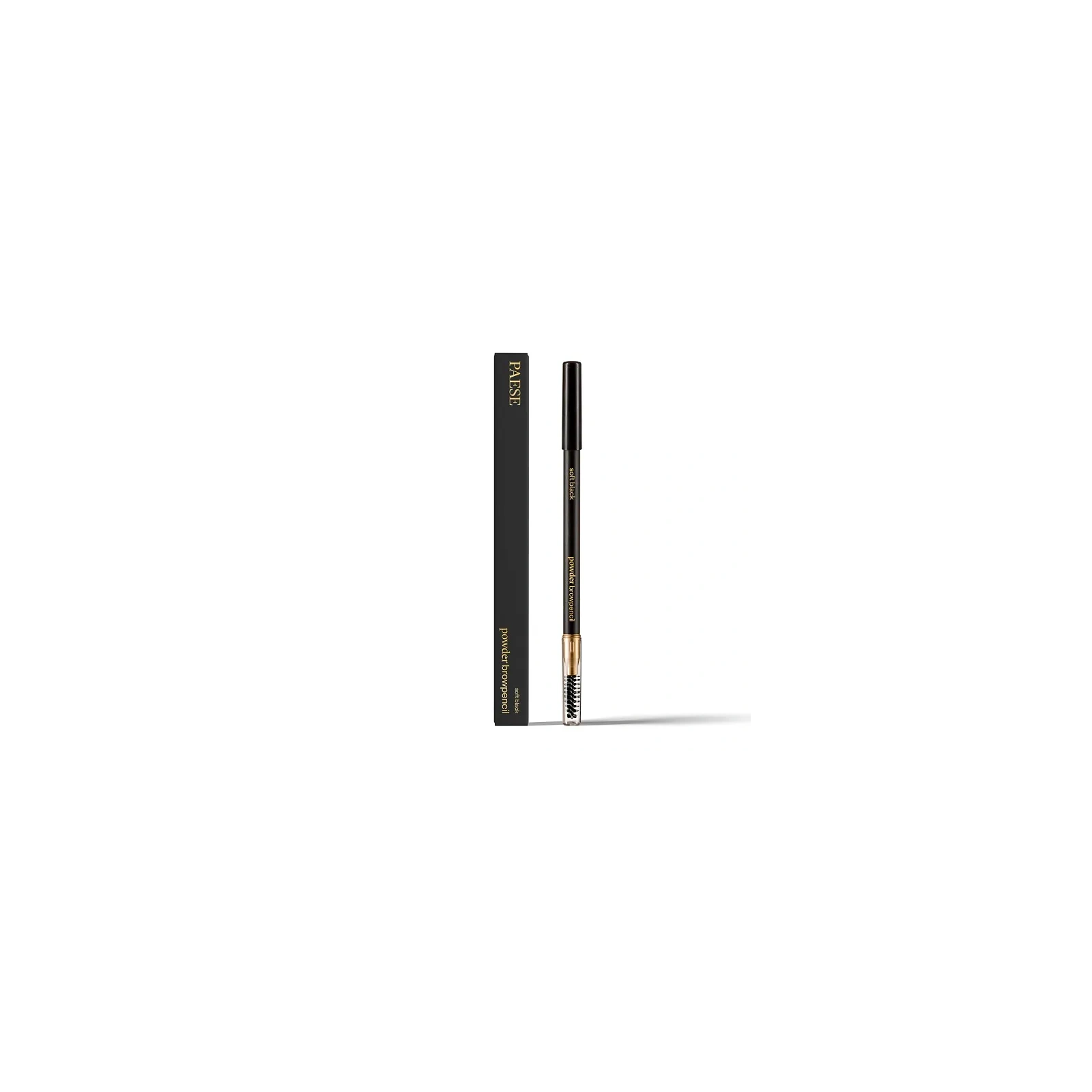 PAESE Powder Browpencil kredka do brwi Soft Black 1,19g