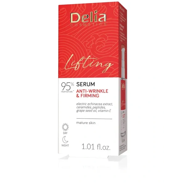 Delia DELIA Lifting serum do twarzy przeciwzmarszczkowo-napinające 30ml — Składniki i ocena