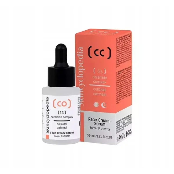 SKINCYCLOPEDIA serum do twarzy z 3% kompleksem ceramidowym i koloidalną mączką owsianą 30ml