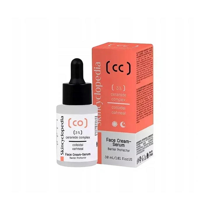 SKINCYCLOPEDIA serum do twarzy z 3% kompleksem ceramidowym i koloidalną mączką owsianą 30ml