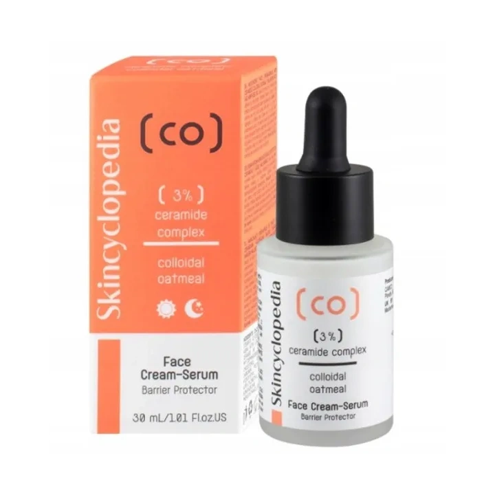 SKINCYCLOPEDIA serum do twarzy z 3% kompleksem ceramidowym i koloidalną mączką owsianą 30ml