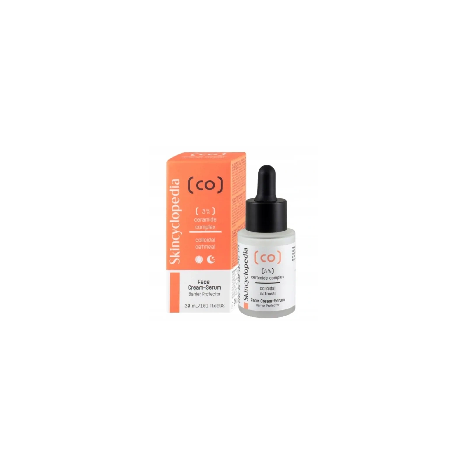 SKINCYCLOPEDIA serum do twarzy z 3% kompleksem ceramidowym i koloidalną mączką owsianą 30ml