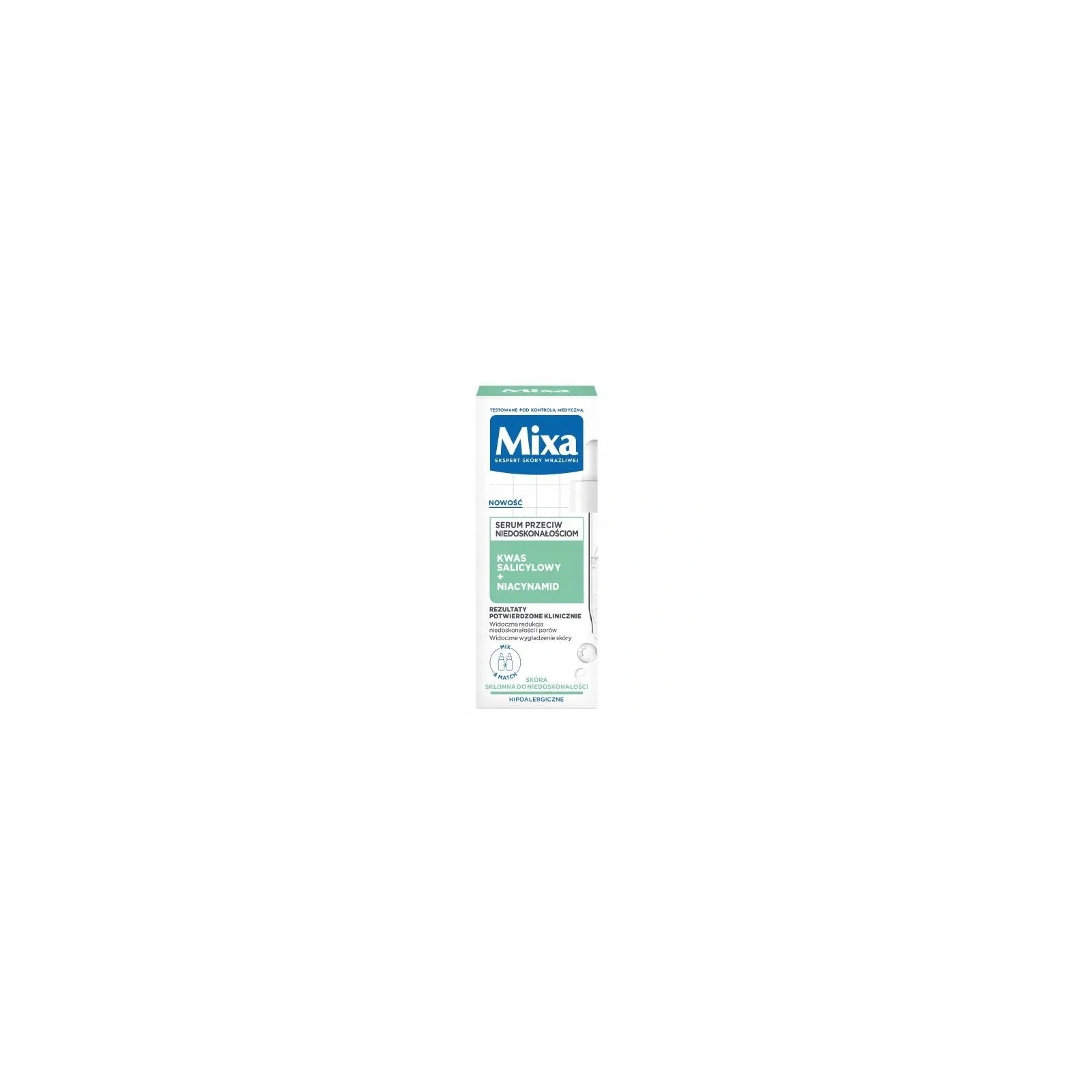 MIXA Przeciw Niedoskonałościom serum do twarzy Kwas Salicylowy & Niacynamid 30ml