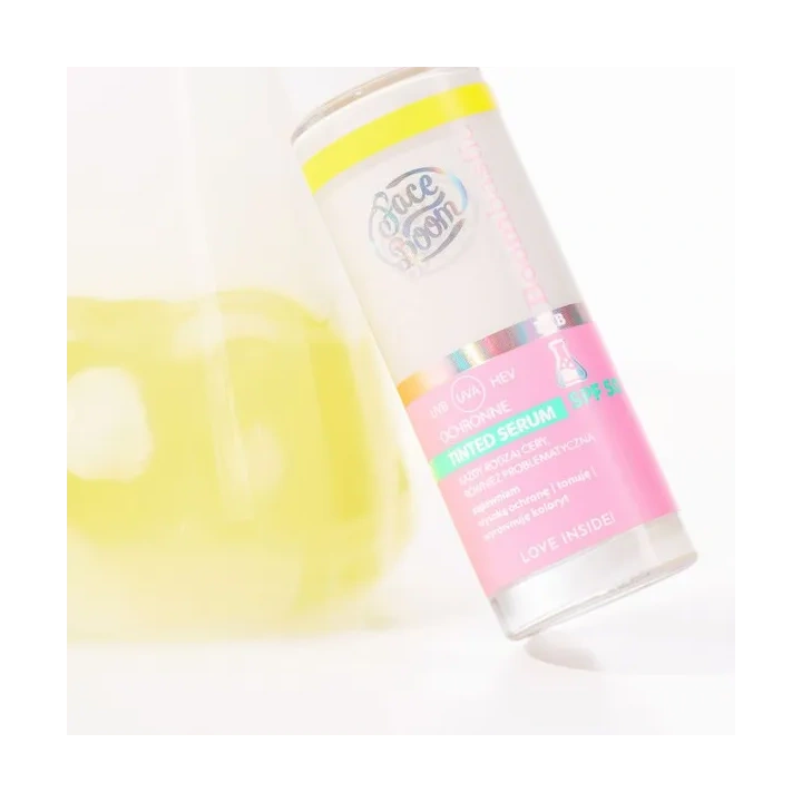 FACEBOOM Bombastic Lab Tinted ochronne serum do twarzy SPF50 30ml