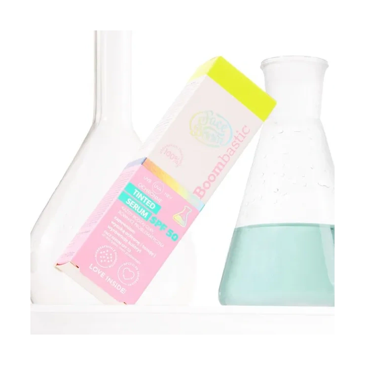FACEBOOM Bombastic Lab Tinted ochronne serum do twarzy SPF50 30ml
