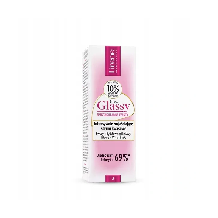 LIRENE Effect Glassy kwasowe serum do twarzy intensywnie rozjaśniające 30ml 