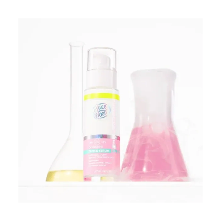 FACEBOOM Bombastic Lab Tinted ochronne serum do twarzy SPF50 30ml