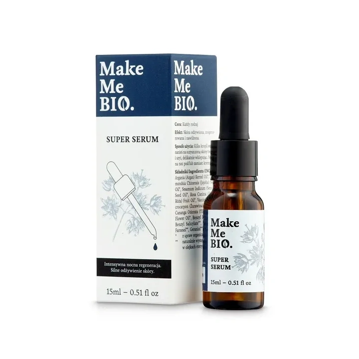 MAKE ME BIO Intense Care serum do twarzy odżywcze na noc 15ml 
