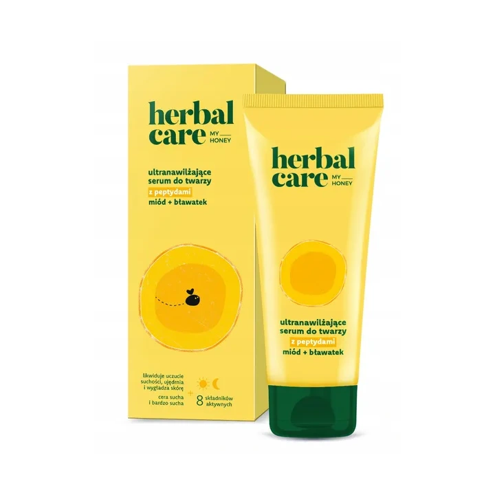 FARMONA Herbal Care My Honey serum do twarzy ultranawilżające z peptydami Miód Bławatek 50ml 