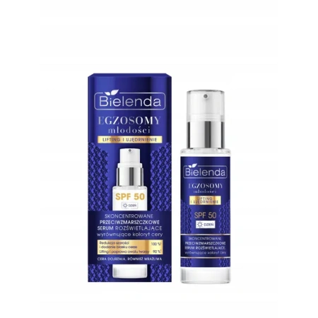 BIELENDA Egzosomy Młodości serum do twarzy rozświetlające SPF50 30ml 