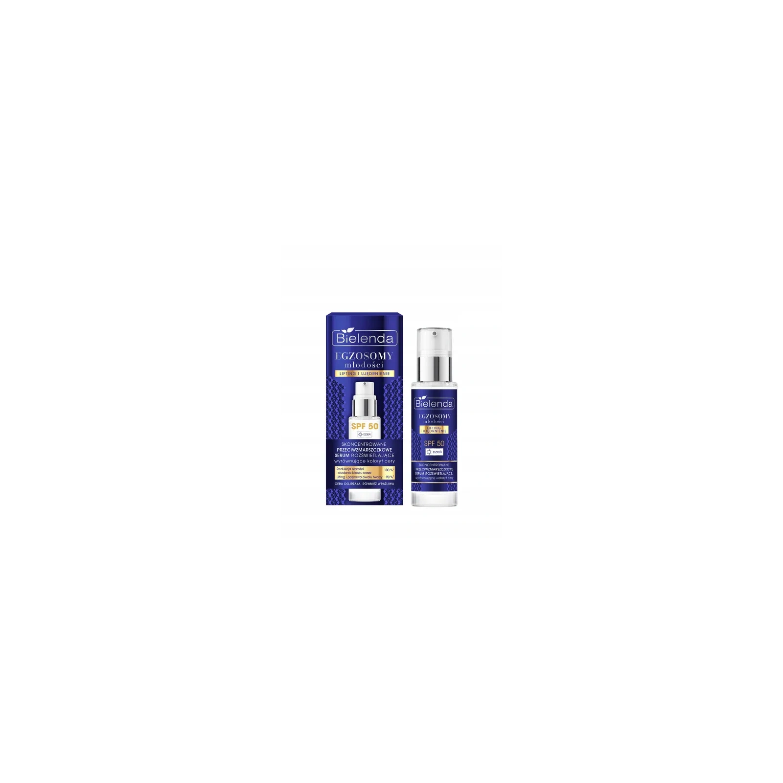 BIELENDA Egzosomy Młodości serum do twarzy rozświetlające SPF50 30ml 