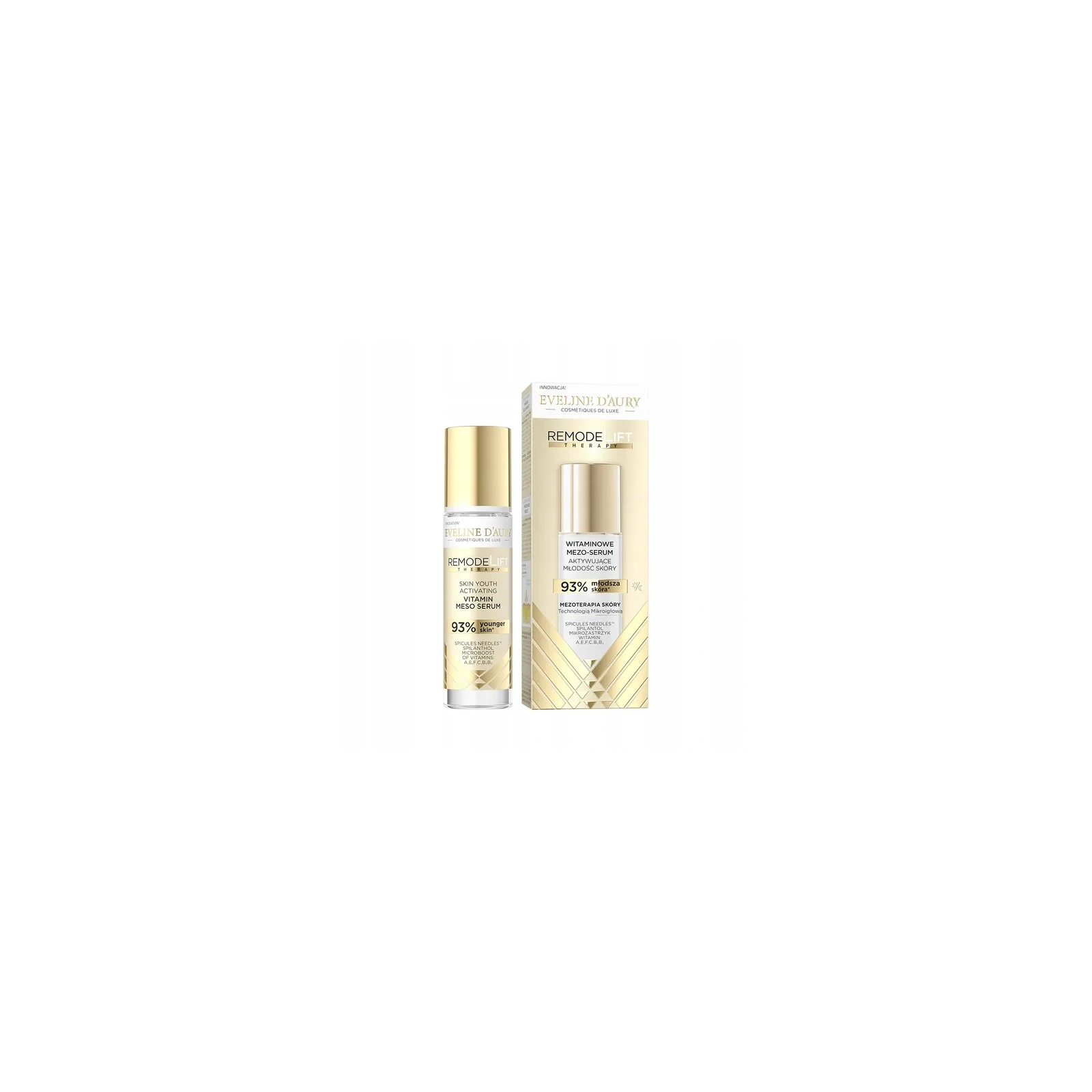 EVELINE D'aury Remodelift Therapy mezo-serum do twarzy witaminowe 30ml