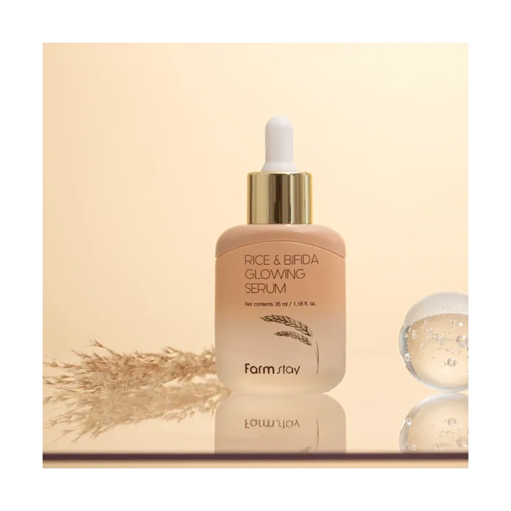 FARMSTAY Rice & Bifida serum do twarzy rozświetlające 35ml 