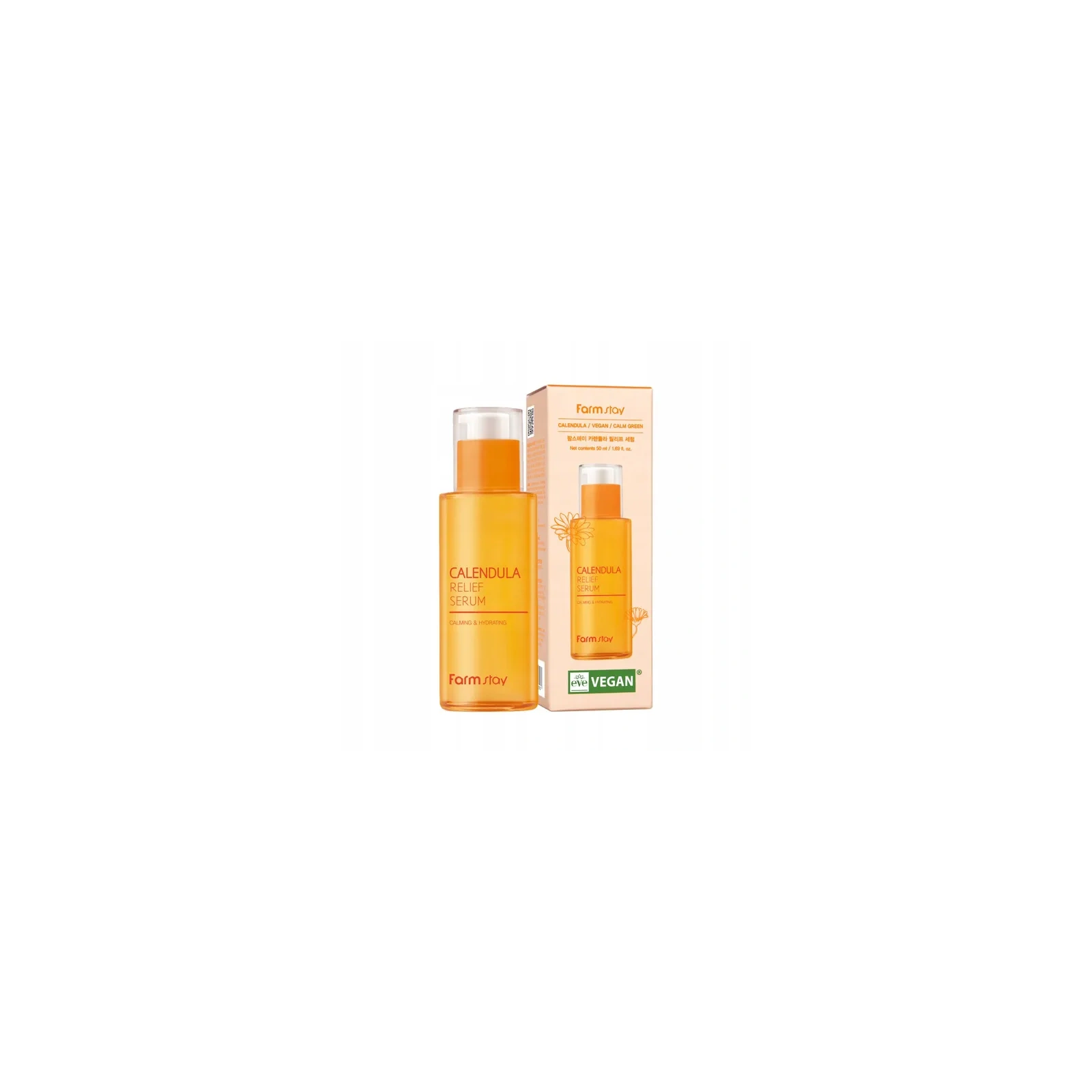 FARMSTAY Calendula Relief serum do twarzy łagodzące z nagietkiem 50ml 