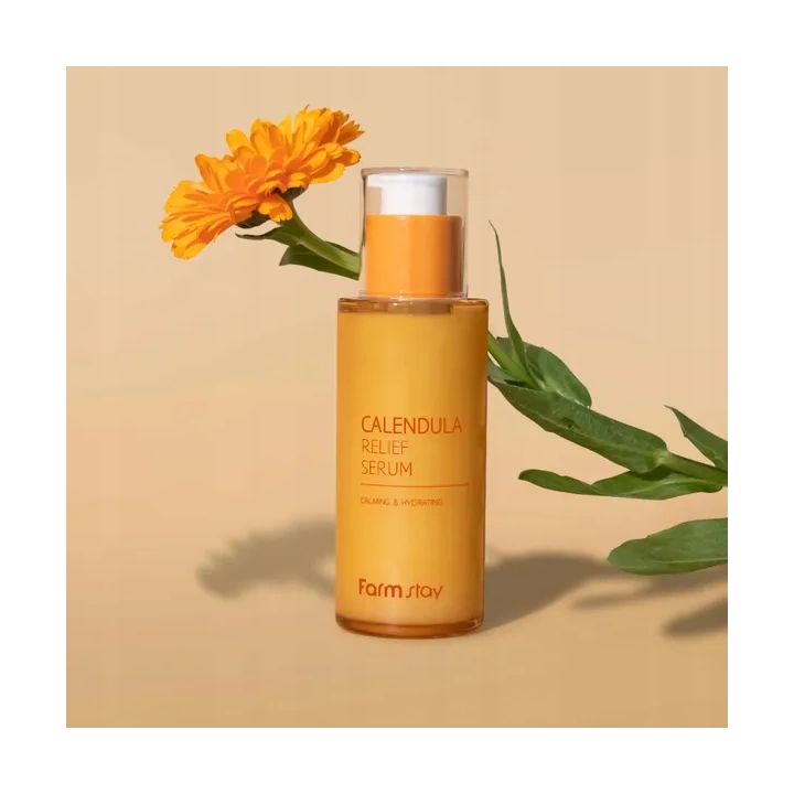 FARMSTAY Calendula Relief serum do twarzy łagodzące z nagietkiem 50ml 