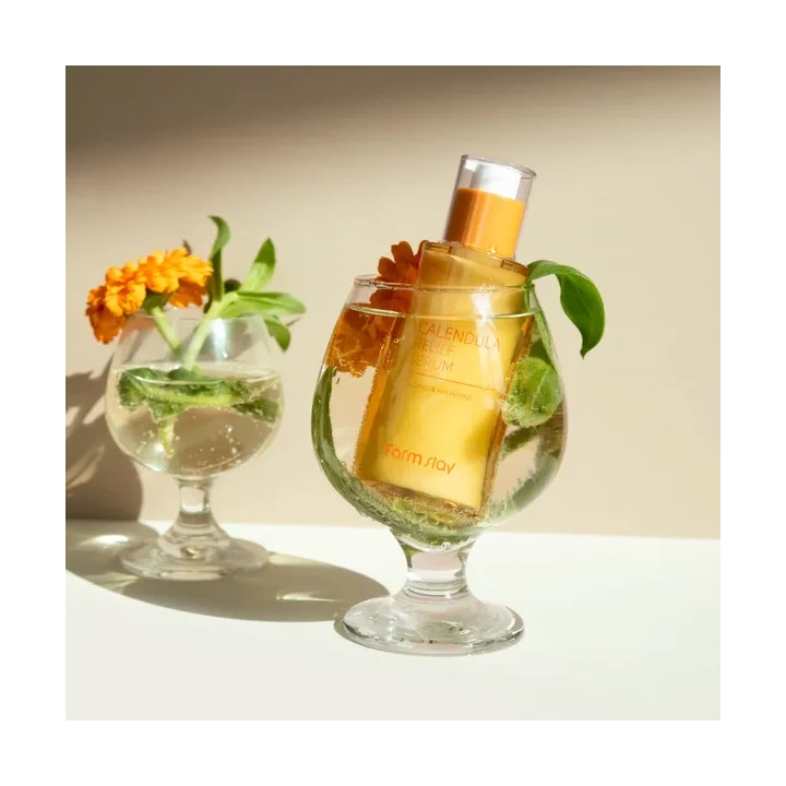FARMSTAY Calendula Relief serum do twarzy łagodzące z nagietkiem 50ml 