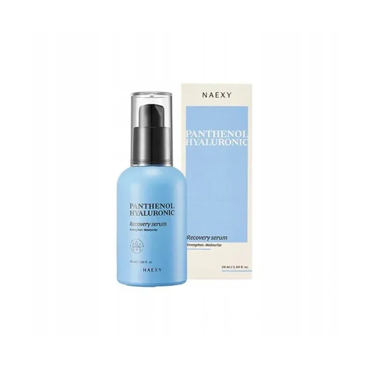 NAEXY Panthenol Hyaluronic serum do twarzy silnie nawilżające Recovery Serum 50ml 