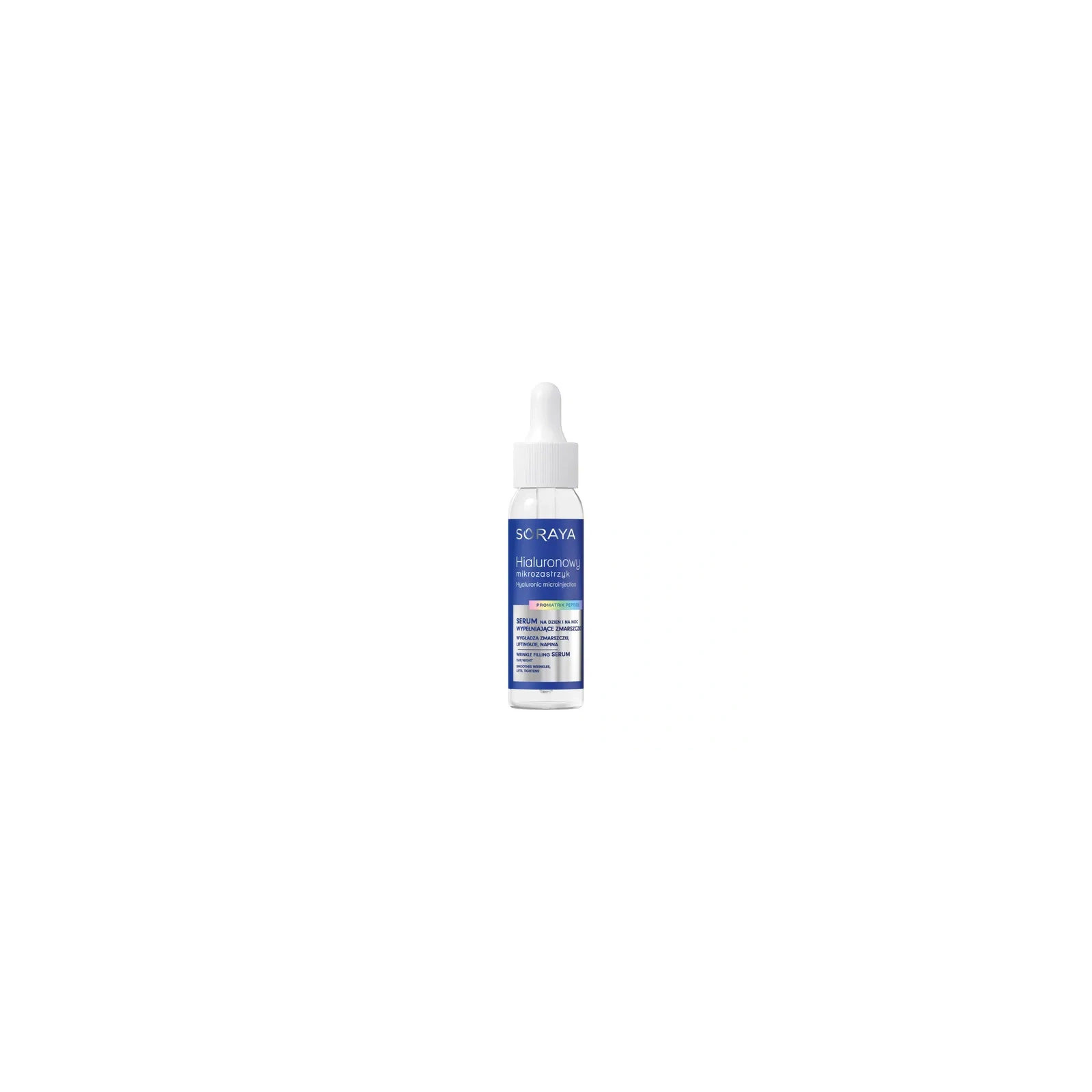 SORAYA Hialuronowy Mikrozastrzyk serum do twarzy wypełniające zmarszczki 30ml 