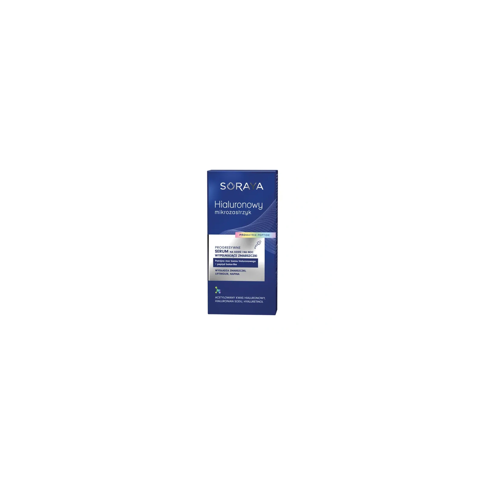 SORAYA Hialuronowy Mikrozastrzyk serum do twarzy wypełniające zmarszczki 30ml 