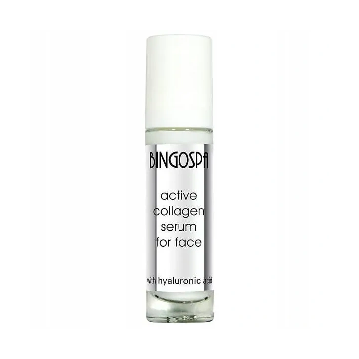 BINGOSPA Aktywne serum do twarzy Collagen z kwasem hialuronowym 50g 