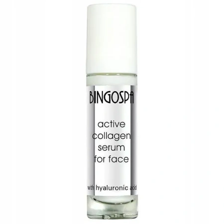 BINGOSPA Aktywne serum do twarzy Collagen z kwasem hialuronowym 50g 