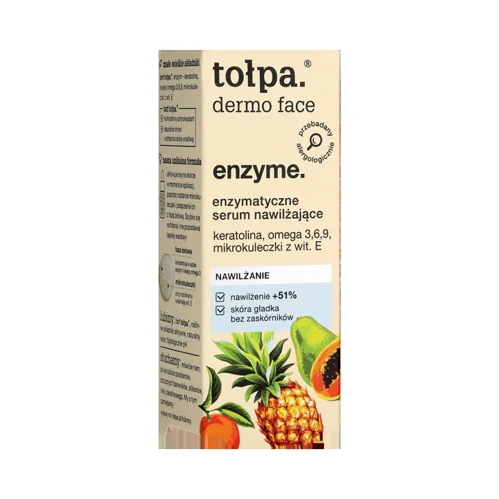 TOŁPA Dermo Face Enzyme serum do twarzy enzymatyczne, nawilżające 30ml 