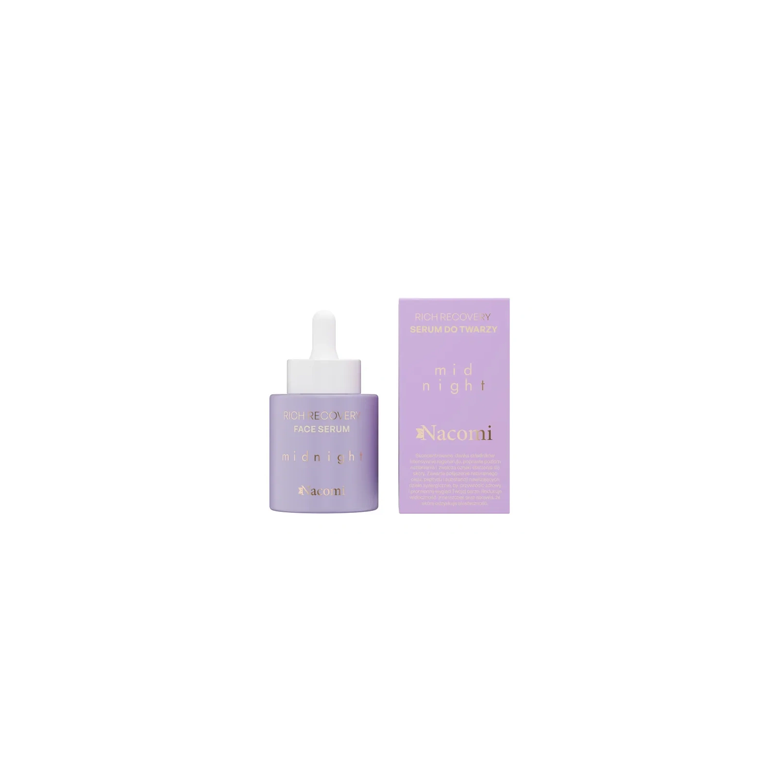 NACOMI Rich Recovery Midnight serum do twarzy bogate regenerujące 30ml 