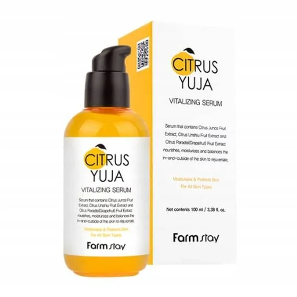 Farmstay FARMSTAY Citrus Yuja serum do twarzy rozjaśniający 100ml FAR261 — Składniki i ocena
