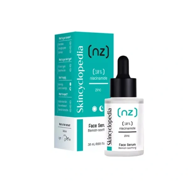 Skincyclopedia SKINCYCLOPEDIA Gesichtsserum 10% Niacynamid und 1% Cynk 30ml — Inhaltsstoffe und Bewertung