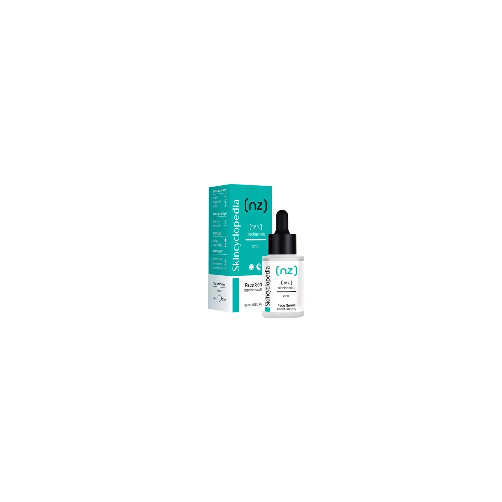 SKINCYCLOPEDIA serum do twarzy 10% Niacynamid i 1% Cynk 30ml 